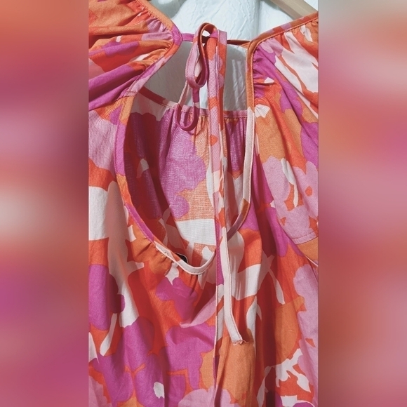 3X$25.  Free Assembly Women's Square Neck Mini Dress with Puff Sleeves, Sizes M - Picture 6 of 13